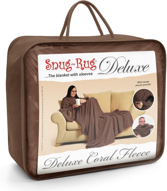 Snug Rug Deluxe Blanket With Sleeves - Genuine Snugrug Sleeved