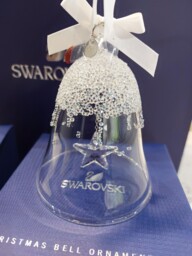 Bnib Swarovski Christmas Bell Ornament Bauble Star Large 5545451