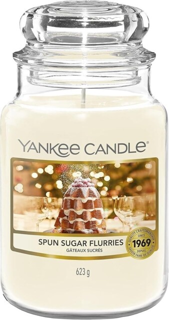 Yankee Candle Spun Sugar Flurries Scented Candle Large Glass Jar 150