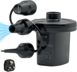 Camping Electric Air Pump 3 Nozzles High Power Fast Inflation For
