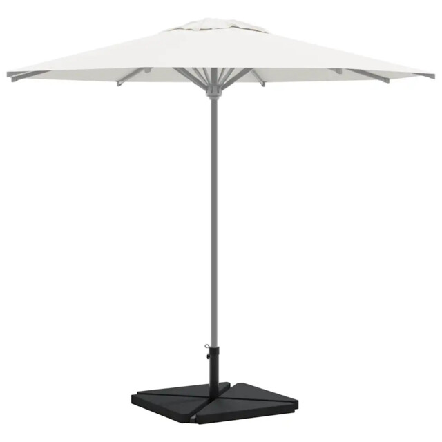 5 Piece Garden Parasol Base Set Granite And Steel Vidaxl