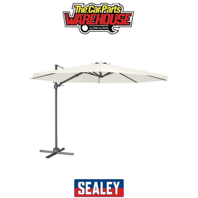 Sealey Dg268 Dellonda Cantilever Parasol With 360° Rotation, Tilt &