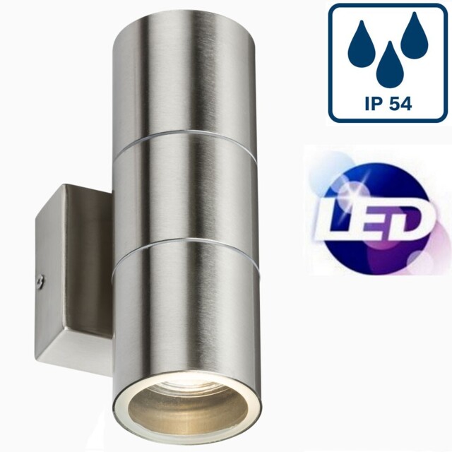 Modern Gu10 Up Down Yard Led External Wall Light Indoor Double 240v