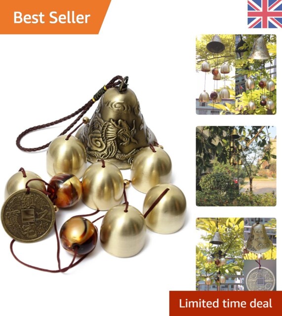 40cm Harmonious Metal Wind Chime With Tassel - Perfect Indoor &