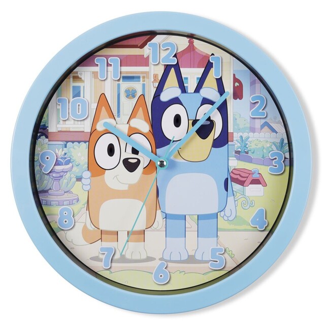 Bluey Wall Clock Birthday Gift Official Product
