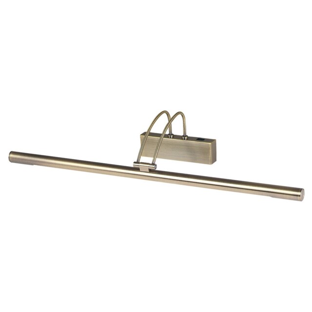 68cm Antique Brass Finish Tube Wall Fitting Picture Light With