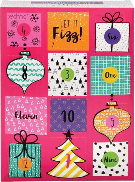 Christmas Advent Calendar 12 Day Calendar For Women - Bath Fizzers