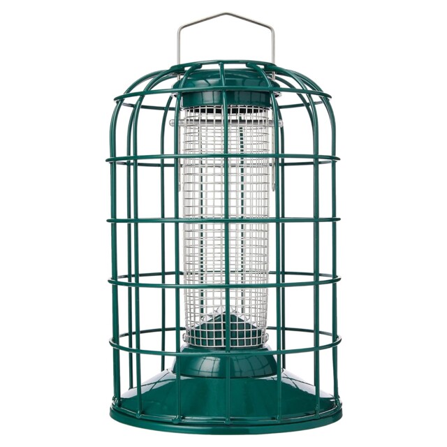 Peanut Feeder For Birds, Hanging Bird Feeder, Easy To Clean, Caged And