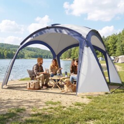 Outdoor Gazebo Event Dome Shelter Party Tent For Garden Camping Cream