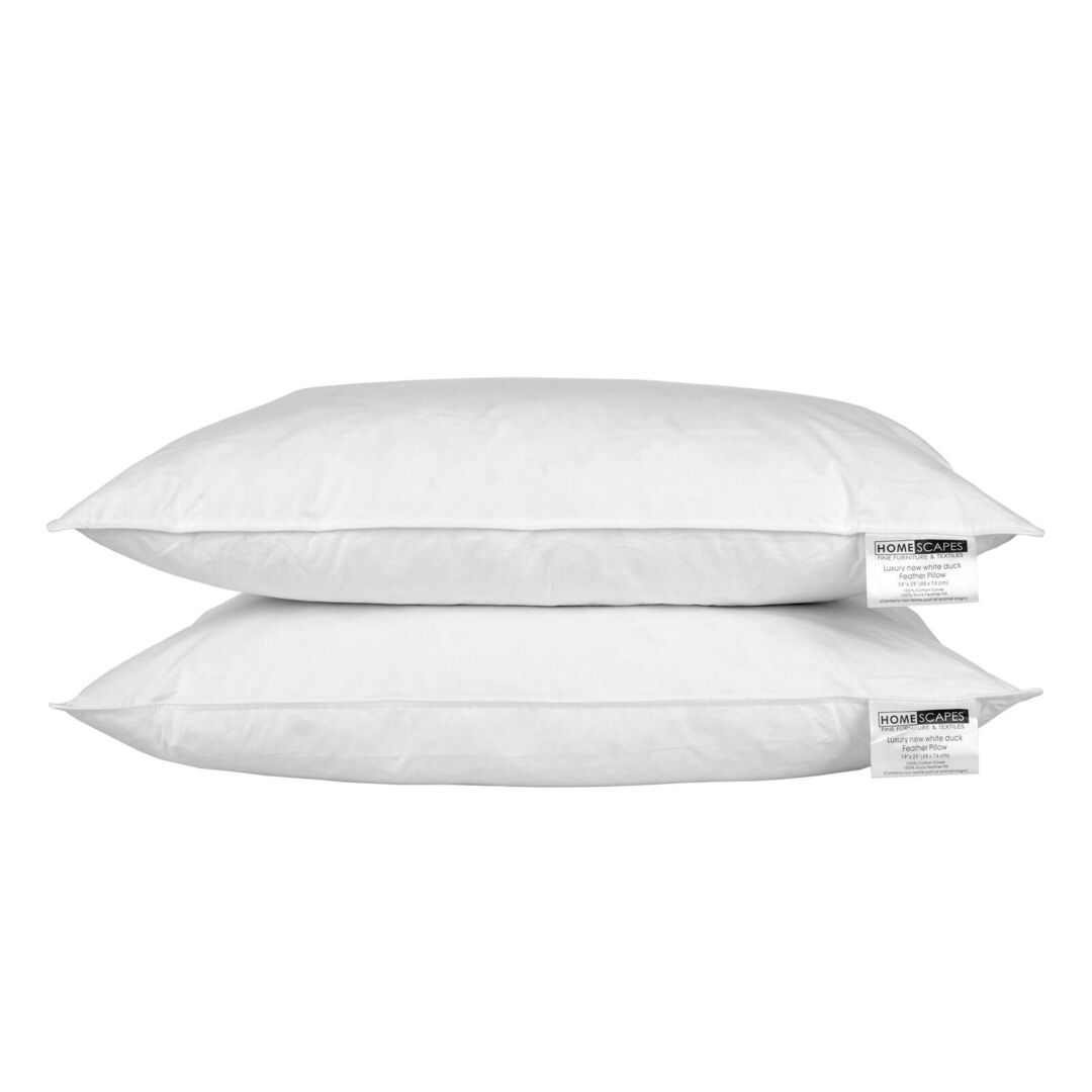 Are Duck Feather Pillows Good Polyester Fibre White Goose Feather