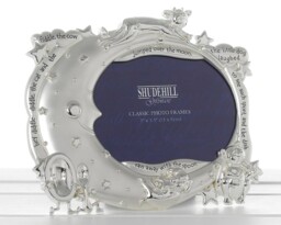 Shudehill Hey Diddle Diddle Engraved, Silver Effect , Baby Photo Frame