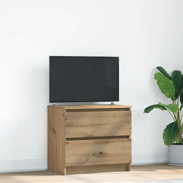 Tv Cabinet Artisan Oak 60x35x54 Cm Engineered Wood Vidaxl