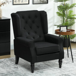 Accent Chair Wingback Armchair Livingroom Retro Tufted Seater Unit