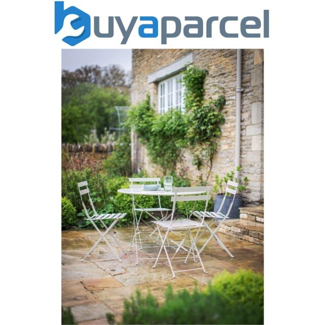 Garden Trading Rive Droite Outdoor Patio 4 Seater Bistro Table Chairs