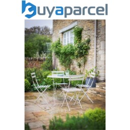 Garden Trading Rive Droite Outdoor Patio 4 Seater Bistro Table Chairs