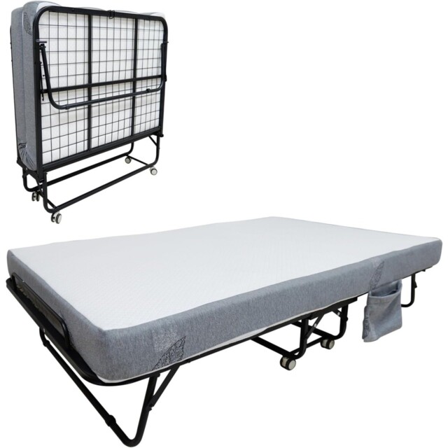 "Folding Bed With Mattress With 5"" Memory Foam Mattress And Sturdy"