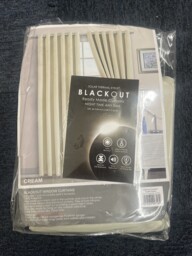 Tyrone Textiles Vogue 229 X 183cm Eyelet Curtains - Cream