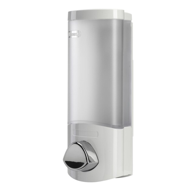 Croydex Wall Mounted Refillable Soap Dispenser 350ml, Corner Or Flat