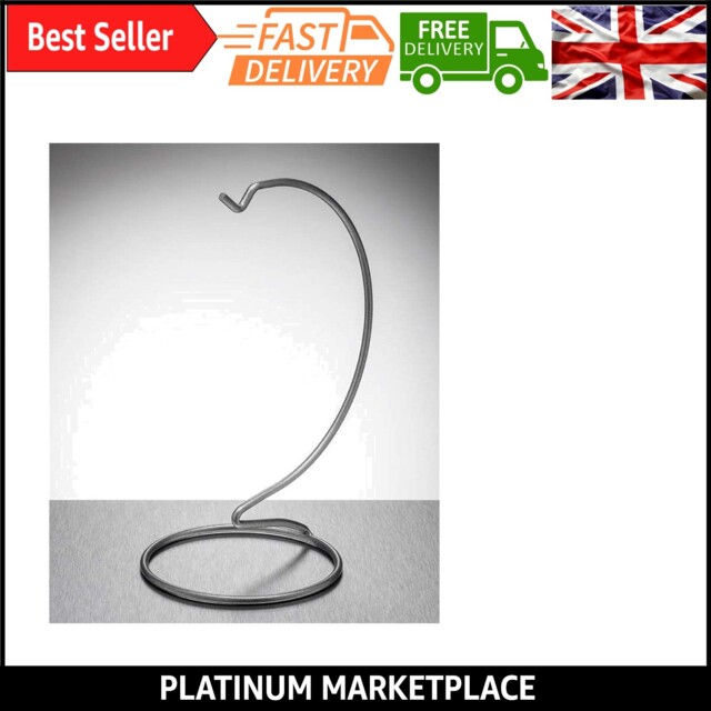 Silver Metal Ornament Stand - Elegant 25cm Decor Holder For Hanging