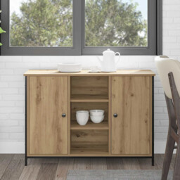 Sideboard Artisan Oak 100 X 35 X 70 Cm Engineered Wood Vidaxl