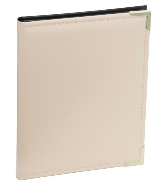 Kenro Ivory Leather Look Mini Photo Album With Gilt Corners Landscape
