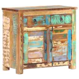 Sideboard 70x35x65 Cm Solid Reclaimed Wood Vidaxl