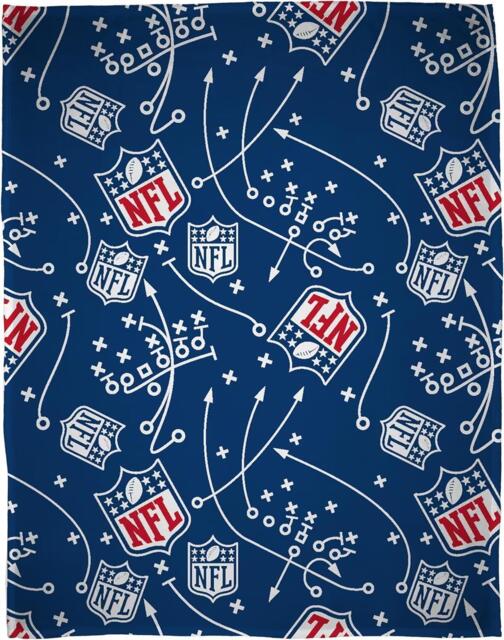 Nfl National Football League Fleece Throw Blanket Super Soft Iconic