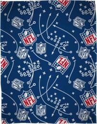 Nfl National Football League Fleece Throw Blanket Super Soft Iconic
