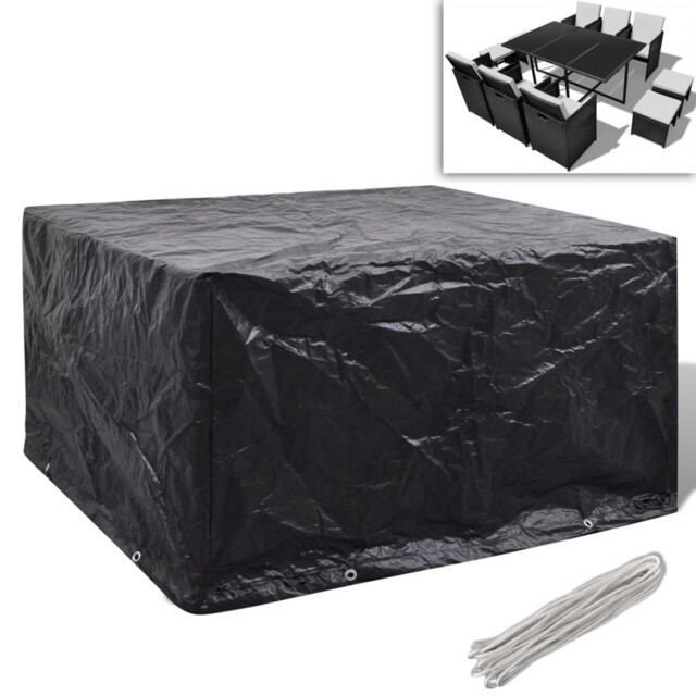 Heavy Duty Waterproof Garden Patio Furniture Cover For Rattan Table