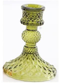 Temerity Jones London Botanical Dinner Glass Candle Holder Choice Of
