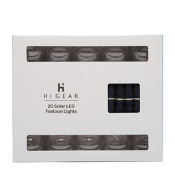 Hi-gear 20 Solar Led Festoon Lights