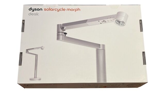 Dyson Solarcycle Morph Desk Lamp (white/silver) - 100v-240v - Smart