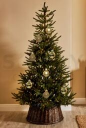 Kaemingk 10 Pack Christmas Tree Baubles 60mm Light Gold Shatterproof