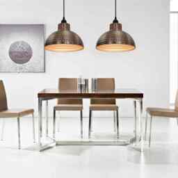 Ceiling Lamps 2 Pcs Semi-spherical Copper Colour Vidaxl