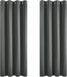 Blackout Curtains Eyelet Super Soft Thermal Insulated Ring Top