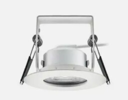 Led Fire Rated Downlight Light Evofire Ip65 2700k White 3.8w Ultra