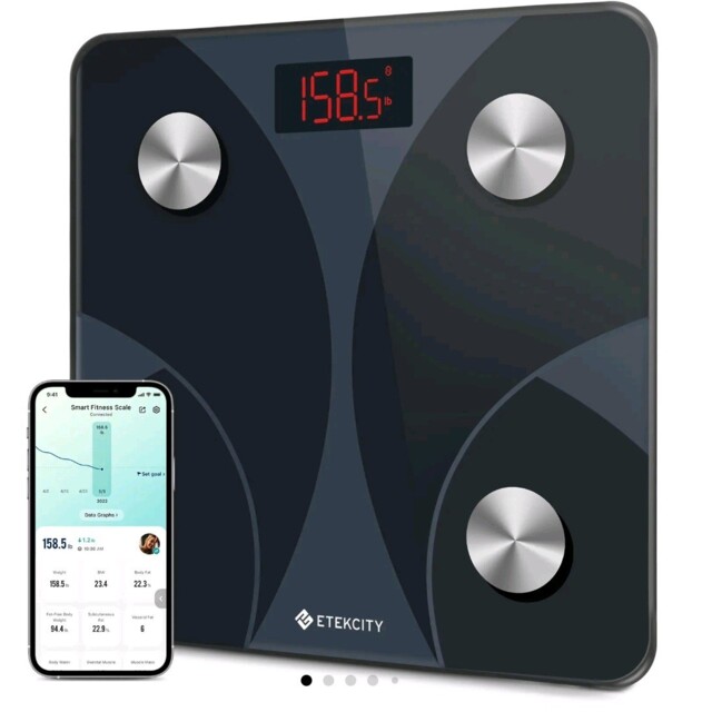 Scales For Body Weight, High Precision 0.1lb Bathroom Digital Weighing
