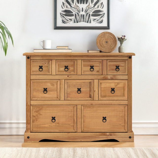 Corona Merchant Chest Of Drawers Sideboard Solid Wood Mexican Pine