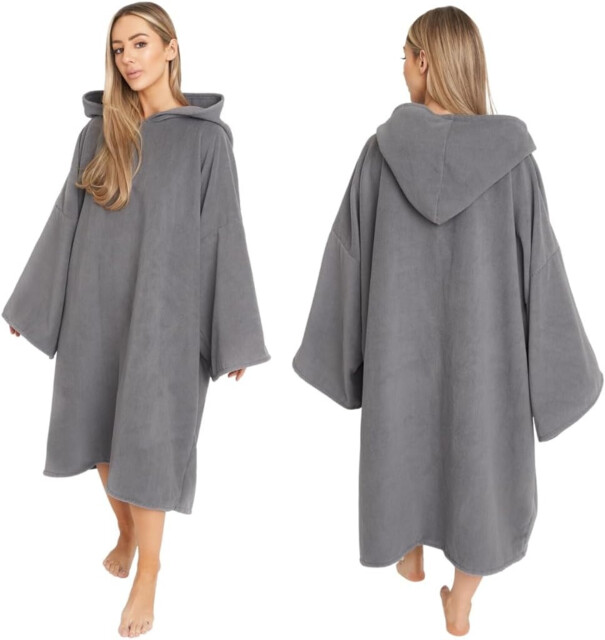 Brentfords Towel Poncho Adult Hooded Large Bath Swim Surf Beach