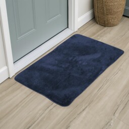 Vinsani Bath Mat 50x80cm Navy 1010162