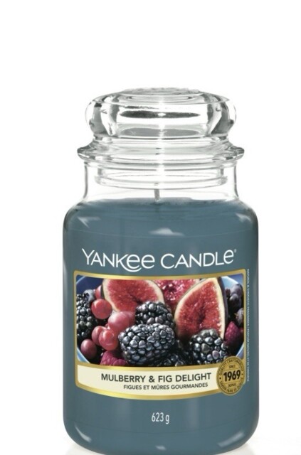 Yankee Candle Car Jar Mulberry & Fig Delight Candle 623g