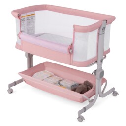 Costway Baby Bassinet Bedside Sleeper Bedside Crib W/storage