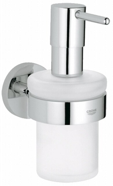 Grohe 40448001 Essentials Soap Dispenser With Silver Holder