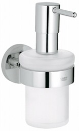 Grohe 40448001 Essentials Soap Dispenser With Silver Holder