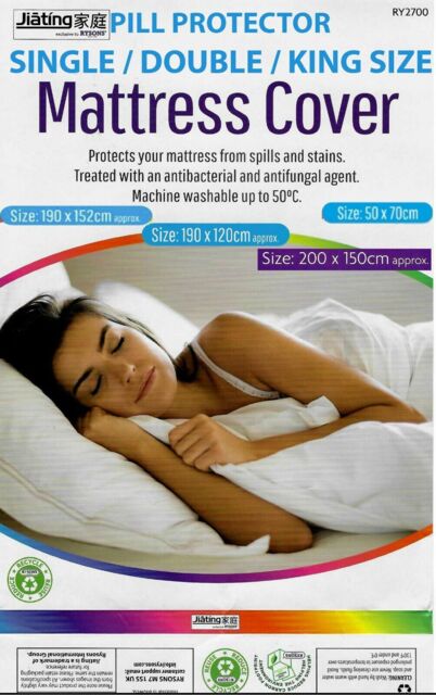 Vinyl Waterproof Mattress Protector Cover Fitted Wet Sheet Pillo
