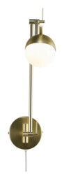Wall Light Brass Contina Swing Arm Wall/ceiling Nordlux 2010971035