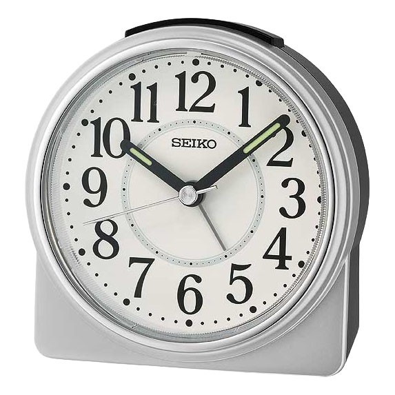 Seiko Bedside Alarm 11cm Clock Qhe198s