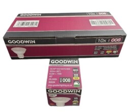 Goodwin 6.5w Led Gu10 Dimmable Lamp Warm White 3000k (10 Pack)