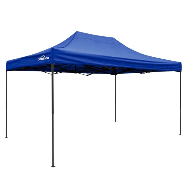 Dellonda Premium 3 X 4.5m Pop-up Gazebo Fabric Blue Canopy - Dg135