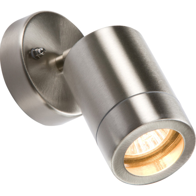 Stainless Steel Adjustable Outdoor Wall Light Ip65 Gu10 Knightsbridge